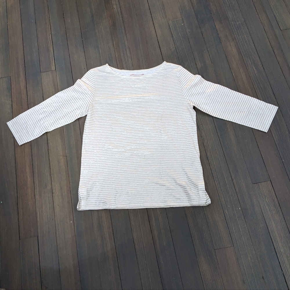 Majestic filatures deluxe tee-shirt size 1 linen gold